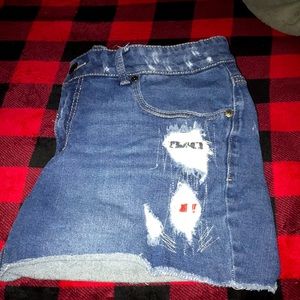 Size 12 Jean shorts